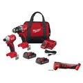 18V Lithium-Ion Brushless Cordless Compact Drill/Impact Combo Kit (2-Tool) with Oscillating Multi-Tool I884