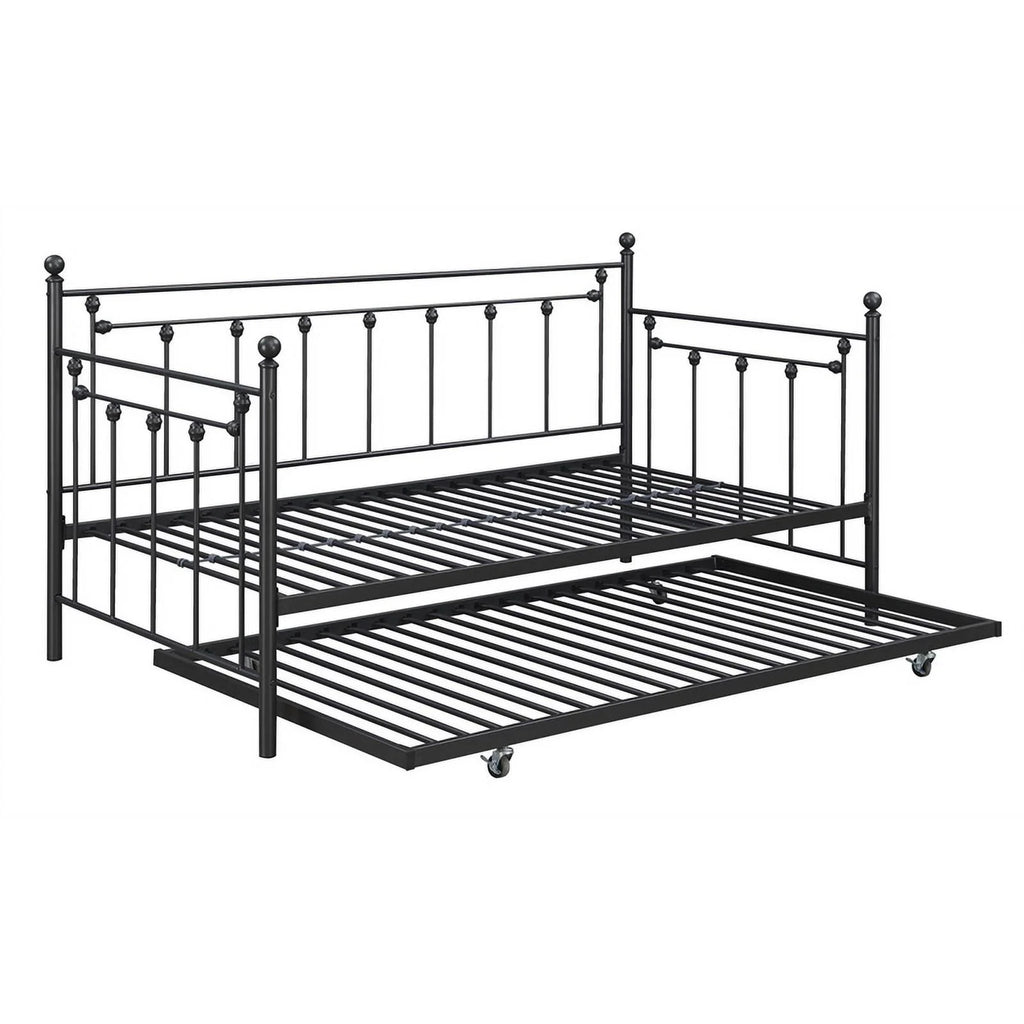 Metal Twin Daybed with Trundle E8992
