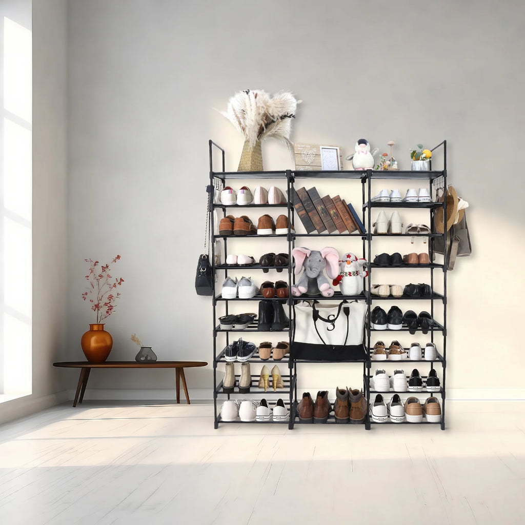 9 Tiers Metal Shoe Rack Organizer O18359