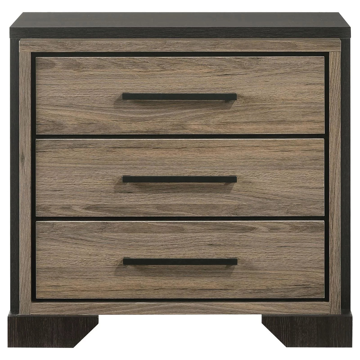 5-piece Eastern King Bedroom Set Brown and Light Taupe C65532