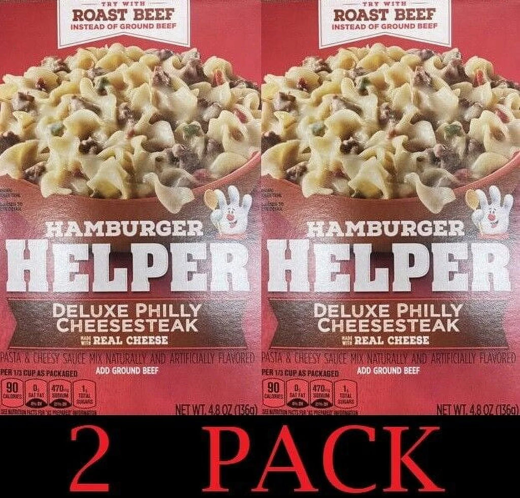 Hamburger Helper Philly Cheesesteak Mix 4.8 oz 2 Pack A86427