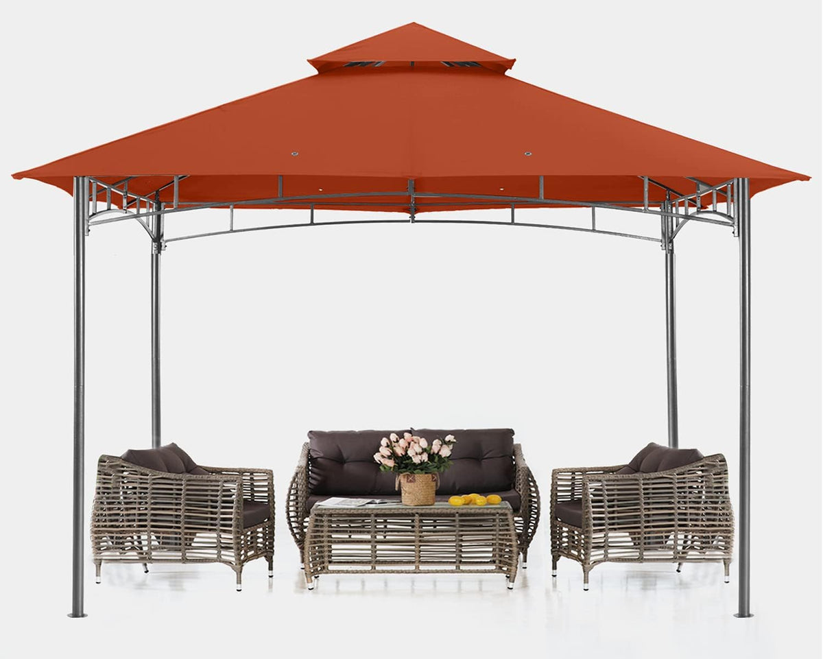 10x12 Dark Gray Outdoor Gazebo Canopy N576