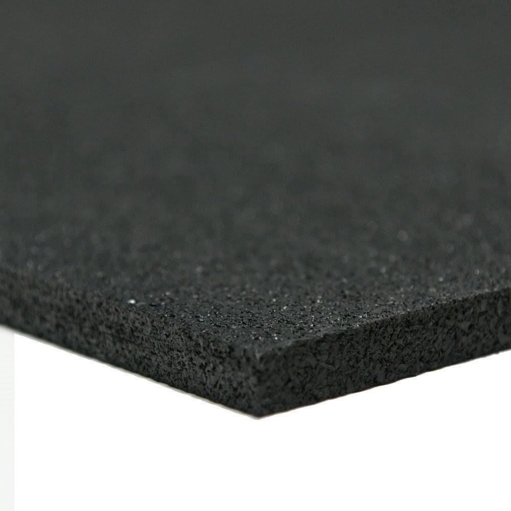 Black 1/4 Inch Rubber Sheet O822