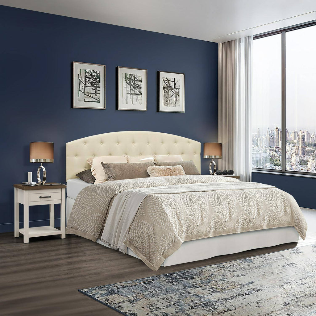 Gray Set of 2 Rectangular Nightstand U798