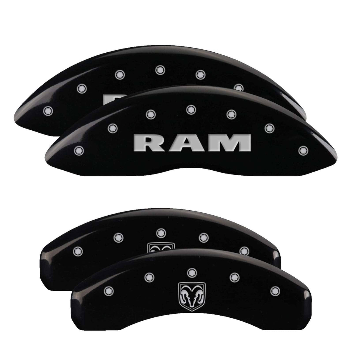 Black Caliper Covers V1606