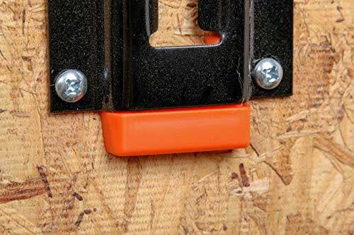 6 Pack 5' E Track Tie-Down Rail Powder-Coated Steel E8387