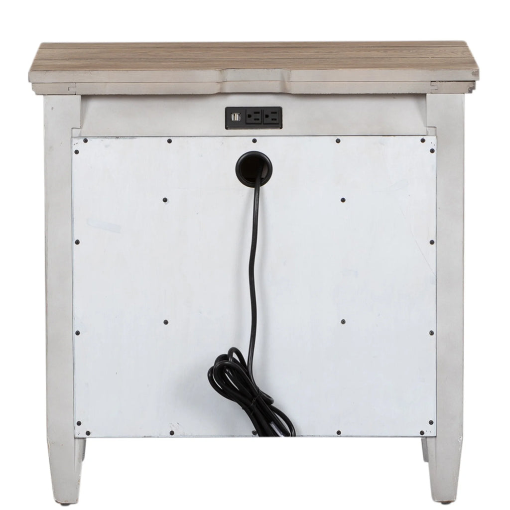 1 Drawer Night Stand with Charging Station Z7659