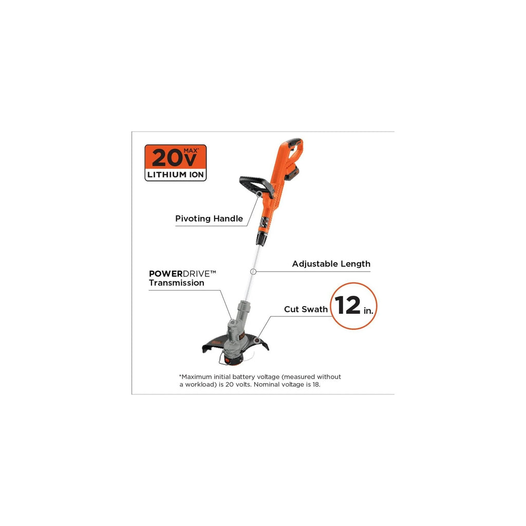 20V MAX Lithium 12 in. Trimmer/Edger J58895