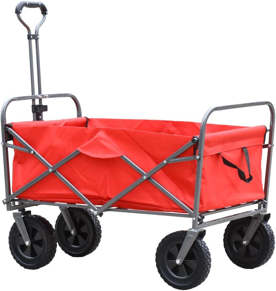 Collapsible Folding Outdoor Utility Wagon with Wheels O608