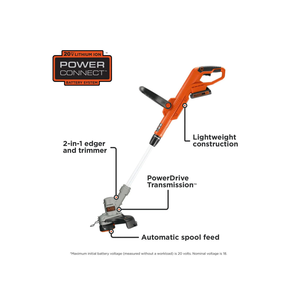 20V MAX Lithium 12 in. Trimmer/Edger J58895