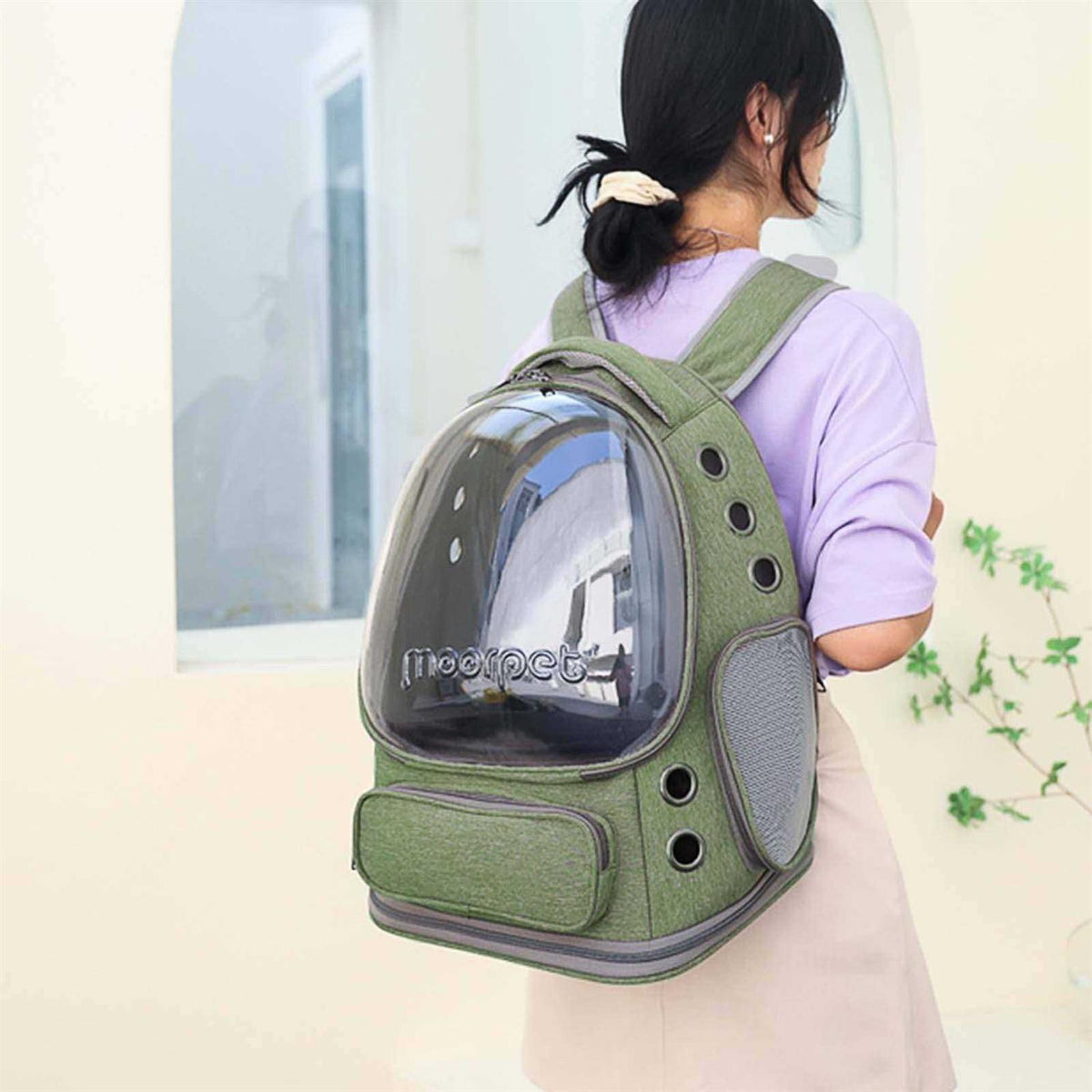 Cat Carrier Backpack with Air Holes L17213