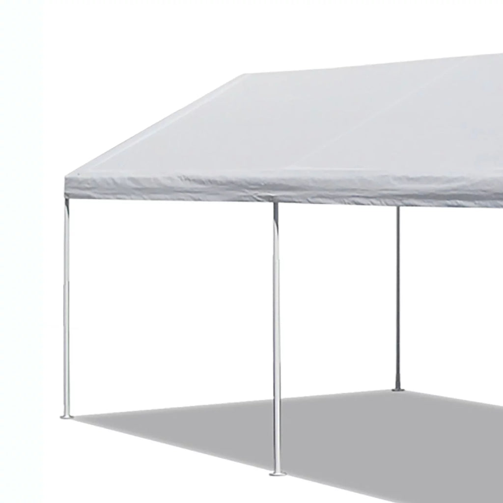 10' x 20' x 8.5' Metal Steel Frame & Polyester Top Carport Shelter H799397