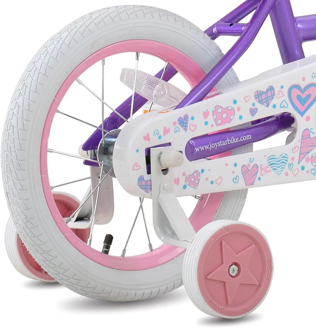 12 14 16 18 Inch Kids Bike with Training Wheels & Basket W25500