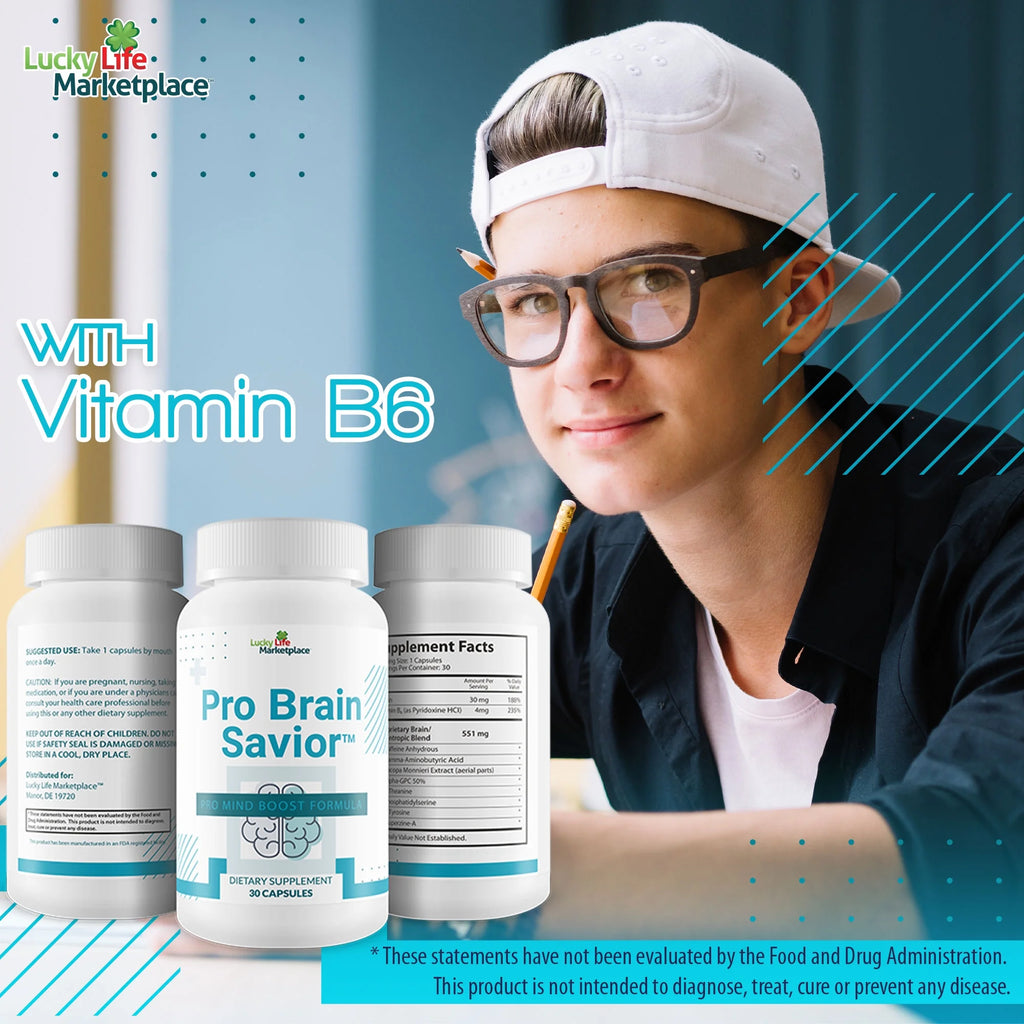 Nootropic Brain Supplement with Bacopa, Niacin, Caffeine + L-Theanine, GABA Y199