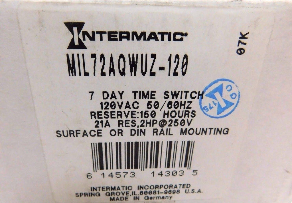 Electromechanical Timer, 7-Day, SPDT Y269880