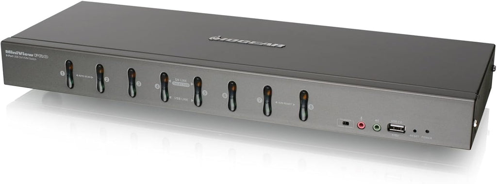 8-Port Rackmount DVI VGA KVMP Switch C853219