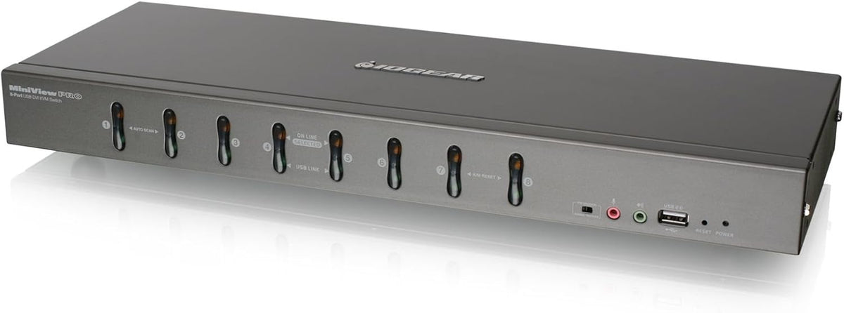 8-Port Rackmount DVI VGA KVMP Switch C853219