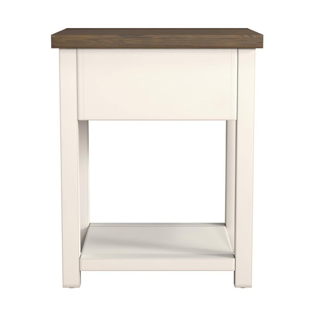 Gray Set of 2 Rectangular Nightstand U798
