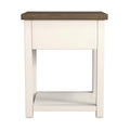 Gray Set of 2 Rectangular Nightstand U798