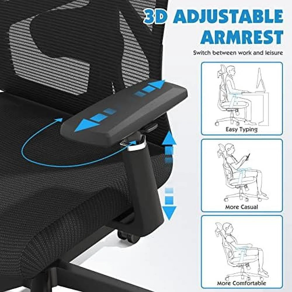 Ergonomic Mesh Office Chair with Lumbar Support M443759