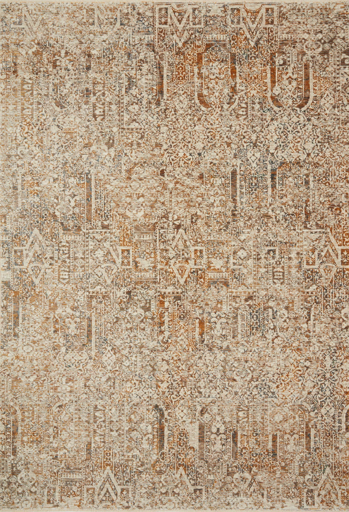 Ivory Orange 7'10 x 10' Rug G94685