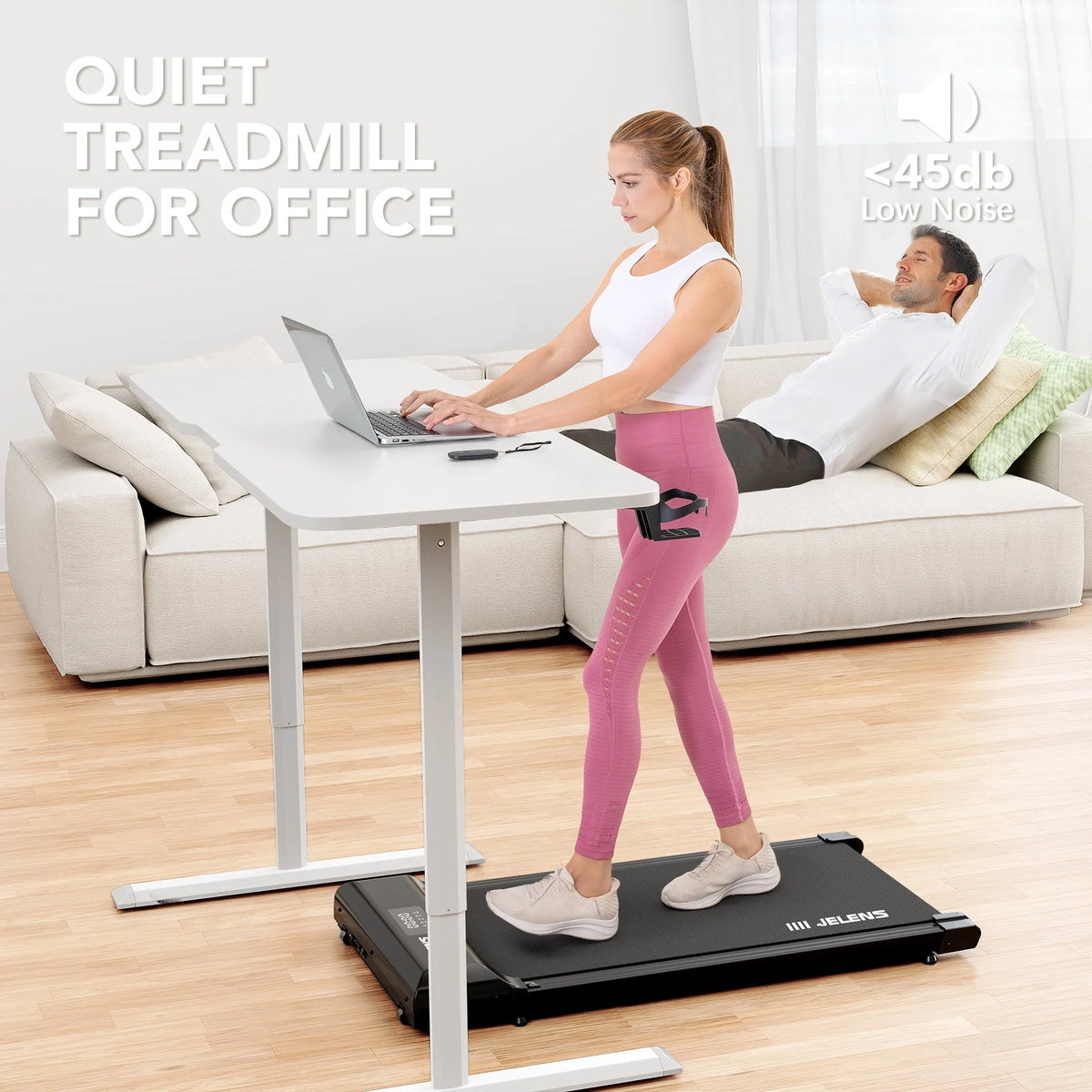 Under Desk Treadmill with Remote Control O399528