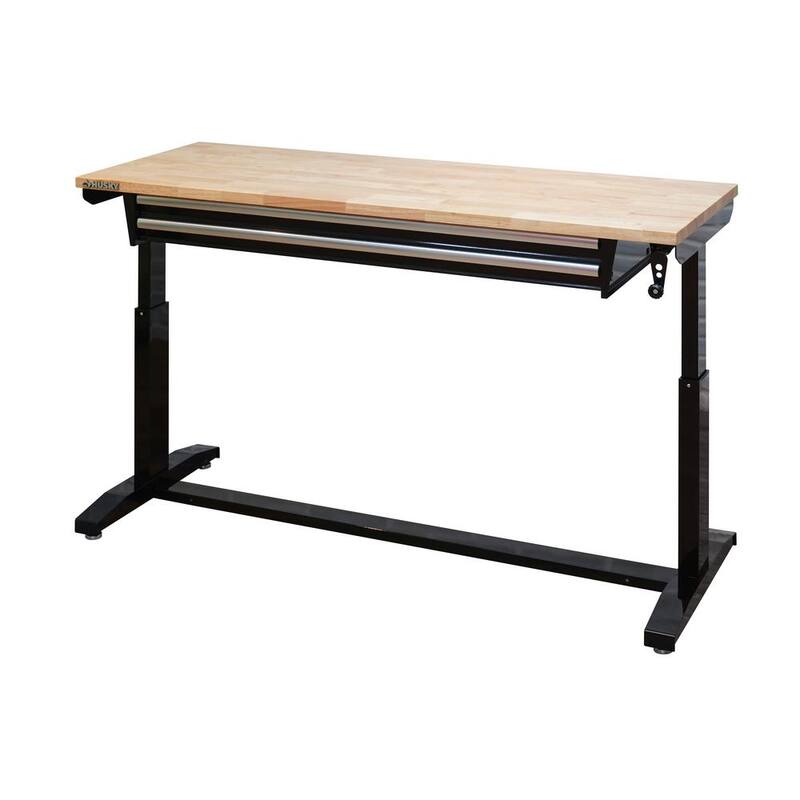 Adjustable Height Workbench Table with 2 Drawers N1137