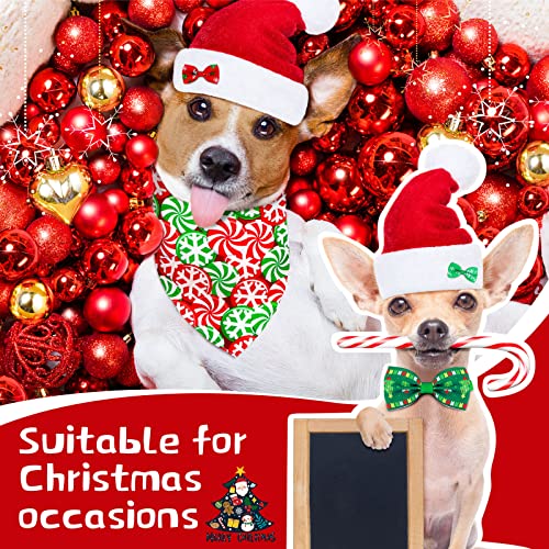 86 Pcs Christmas Dog Bows Bandanas Neckties Bowties Hairpins O696