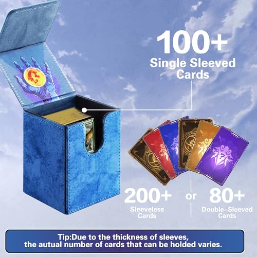 Red Trading Card Storage Box with 10 Dividers V70897