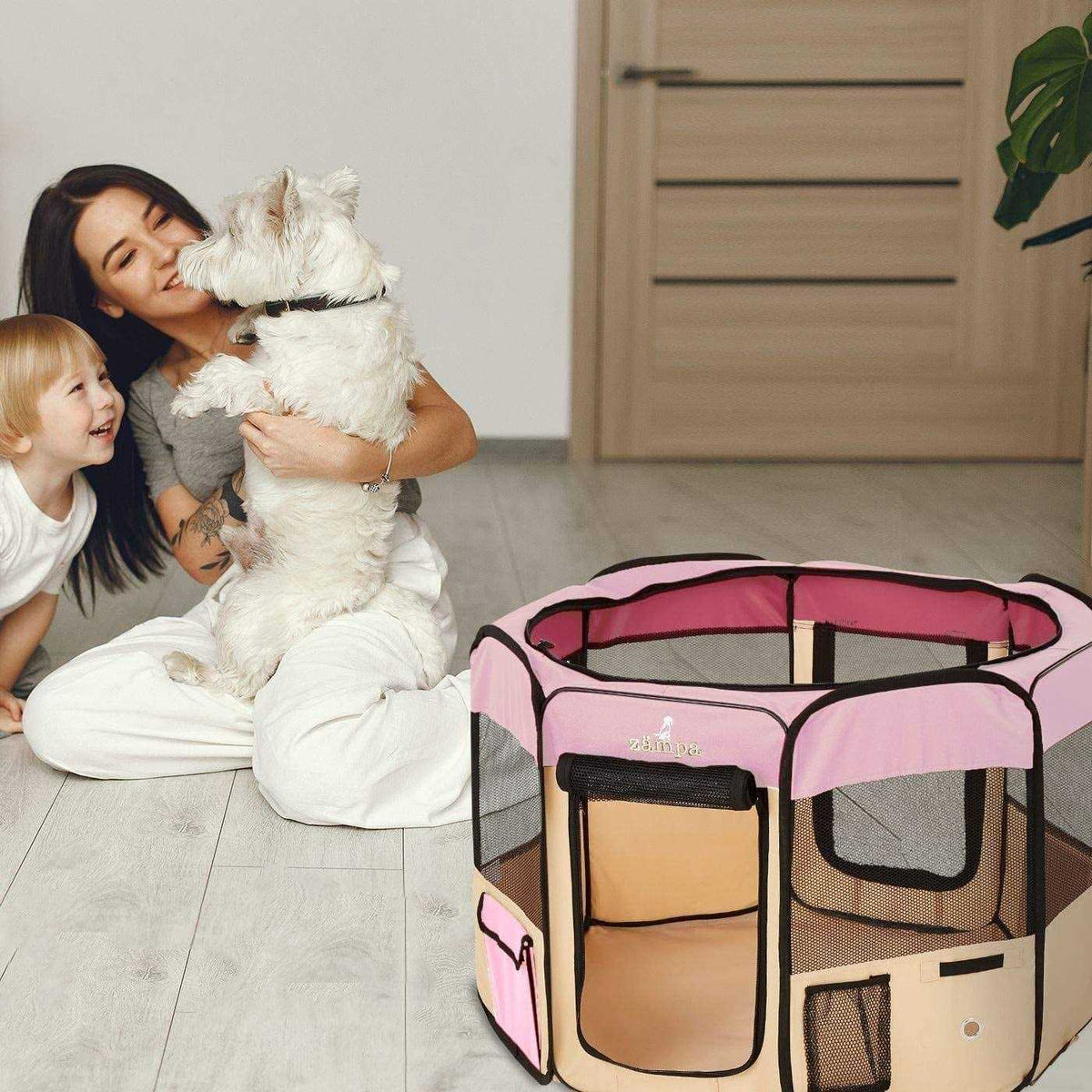 Portable Foldable Pet Playpen V545830