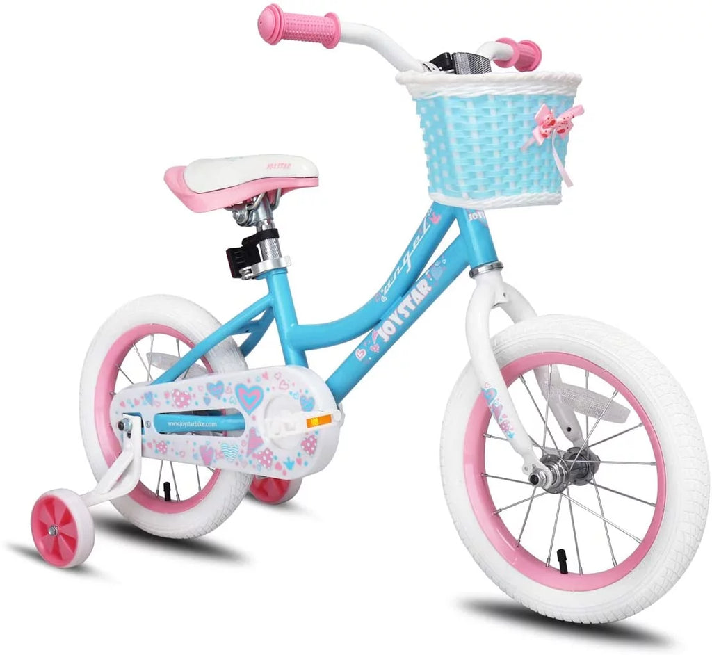 12 14 16 18 Inch Kids Bike with Training Wheels & Basket W25500