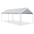 10' x 20' x 8.5' Metal Steel Frame & Polyester Top Carport Shelter H799397