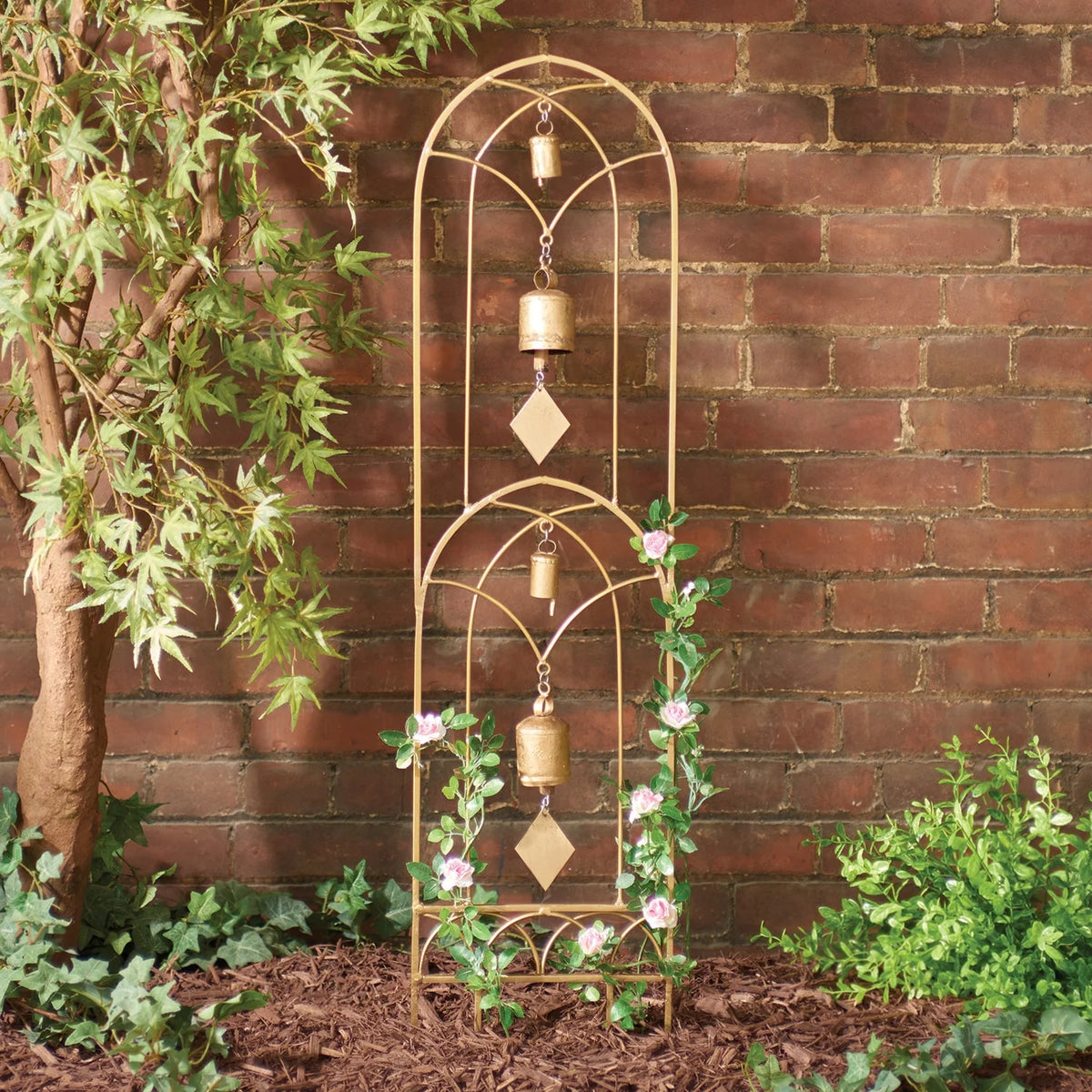 Wrought Iron Garden Trellis Arch 10" x 35" I953