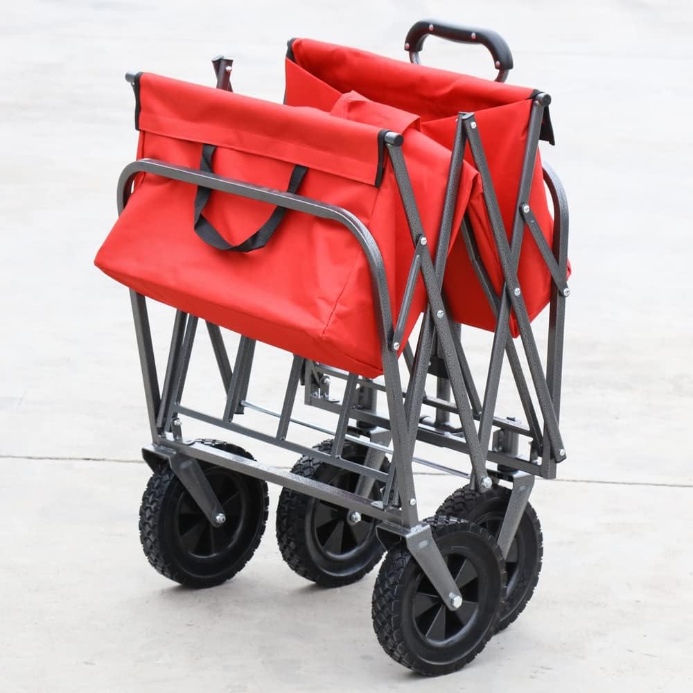 Collapsible Folding Outdoor Utility Wagon with Wheels O608