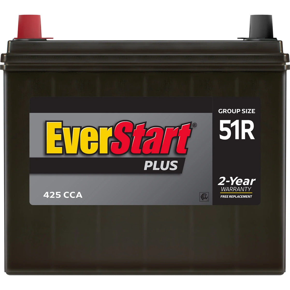 Lead Acid Automotive Battery Group Size 51R 12 Volt 425 CCA F49572