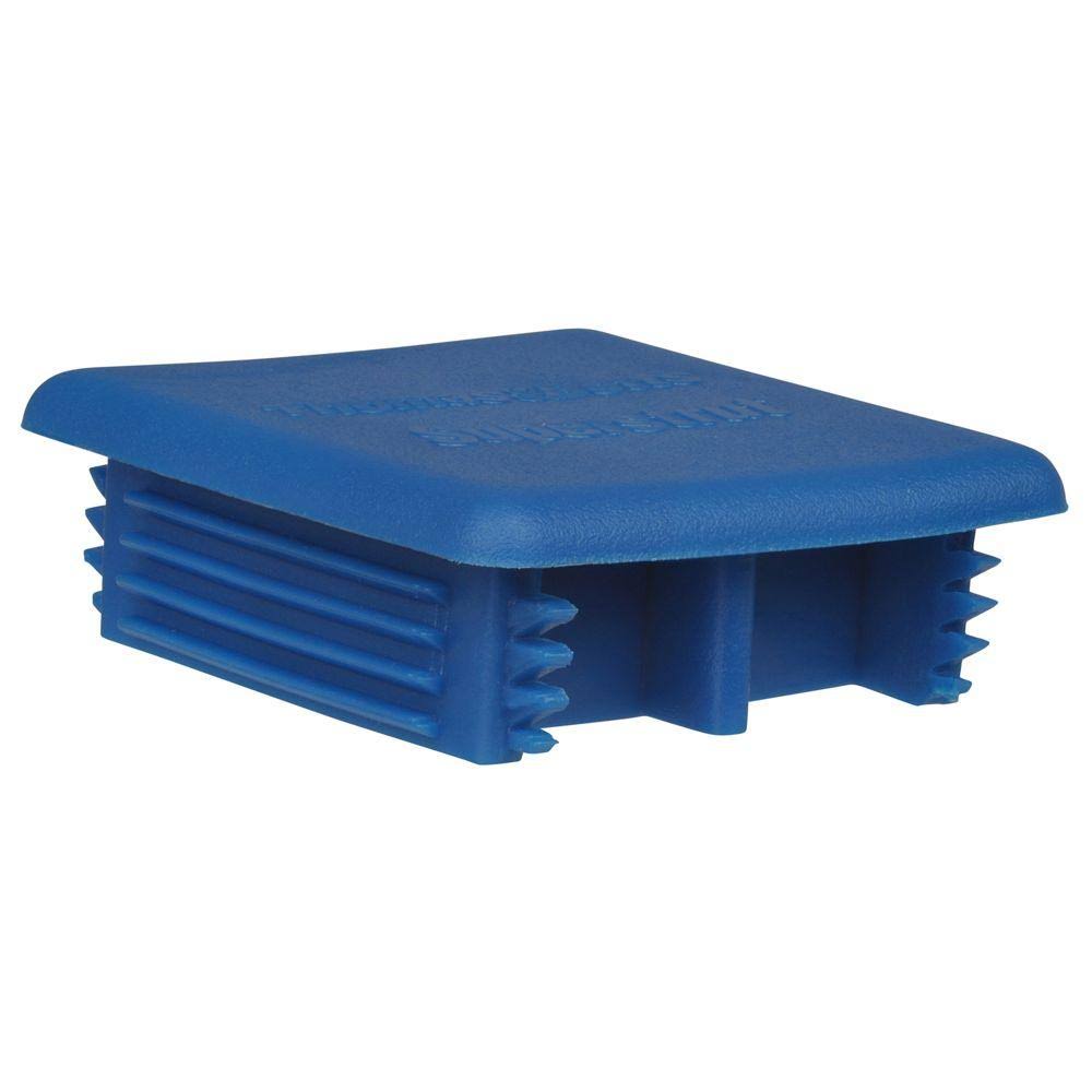 12-Gauge Blue Strut End Cap 40 Pieces W4609