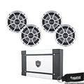 Marine Speaker Package with Amplifier and 6.5 Speakers N340280
