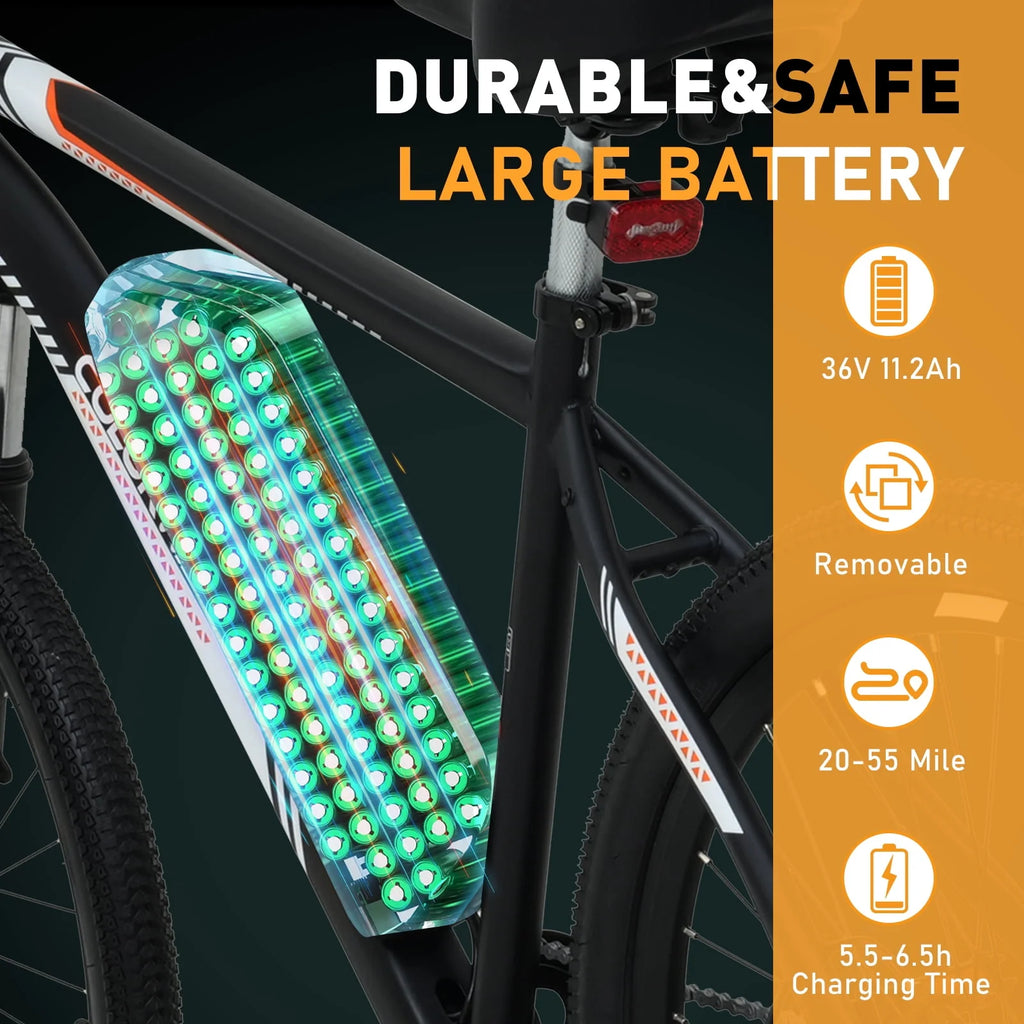 500W 36V 11.2AH Removable Battery Electric Bike V4575