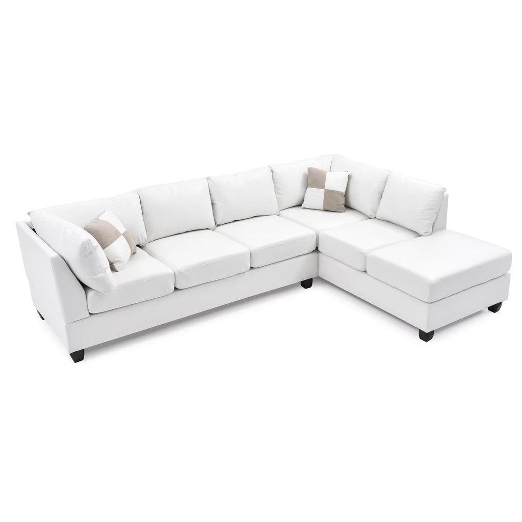 White Sectional G324