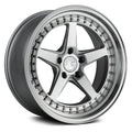 Silver with Machined Face Wheel A58100