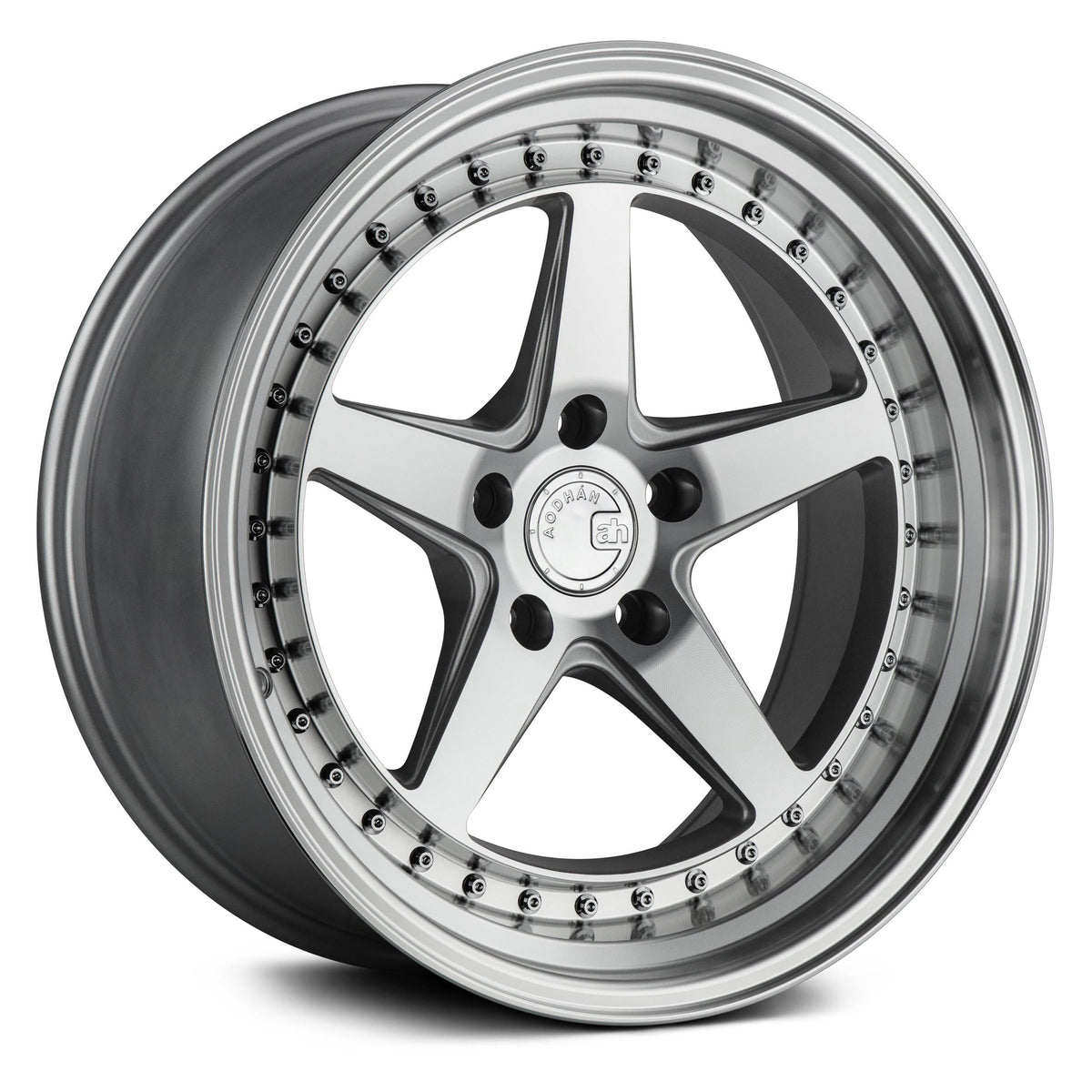Silver with Machined Face Wheel A58100