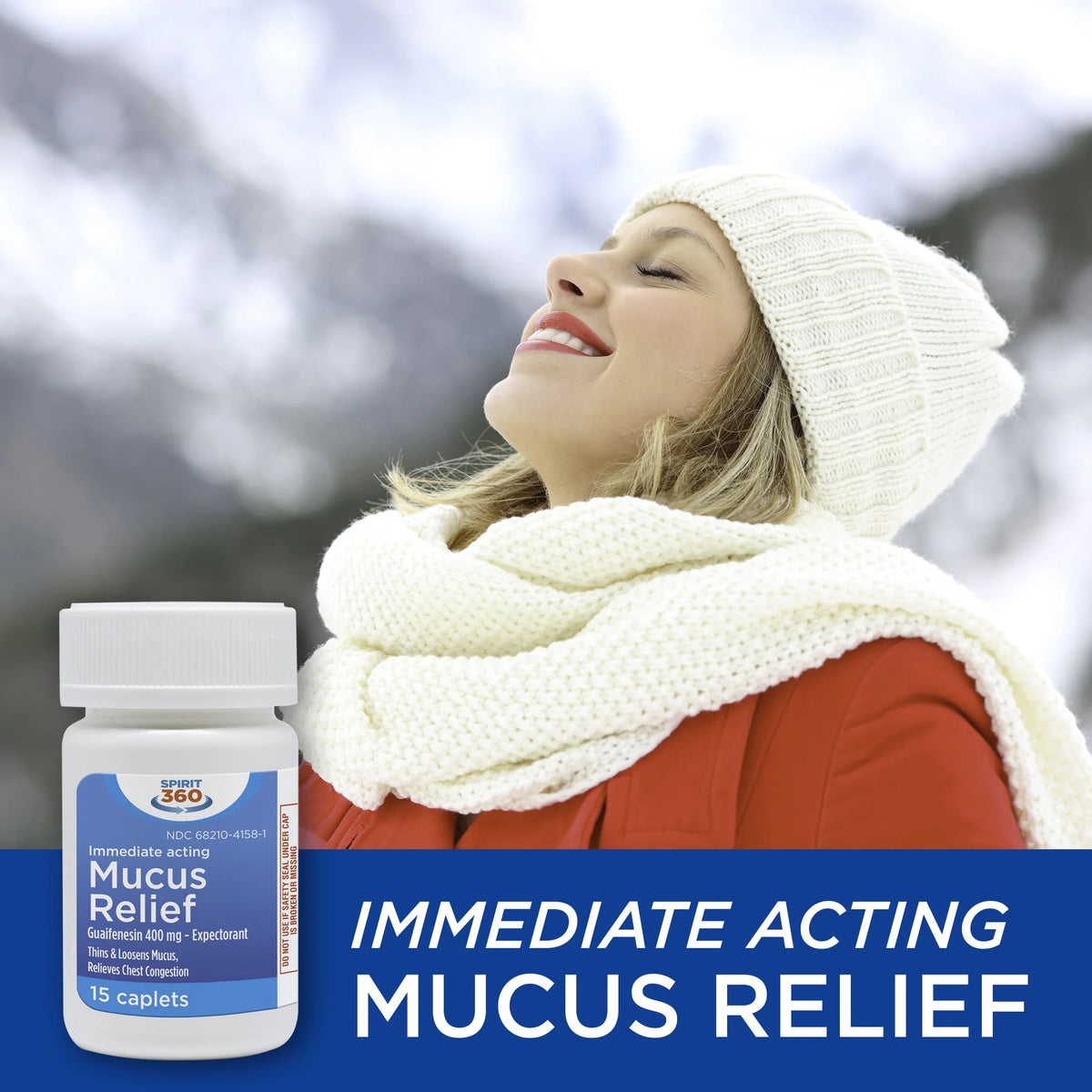 15 Caplets Mucus and Phlegm Relief Caplets C6832