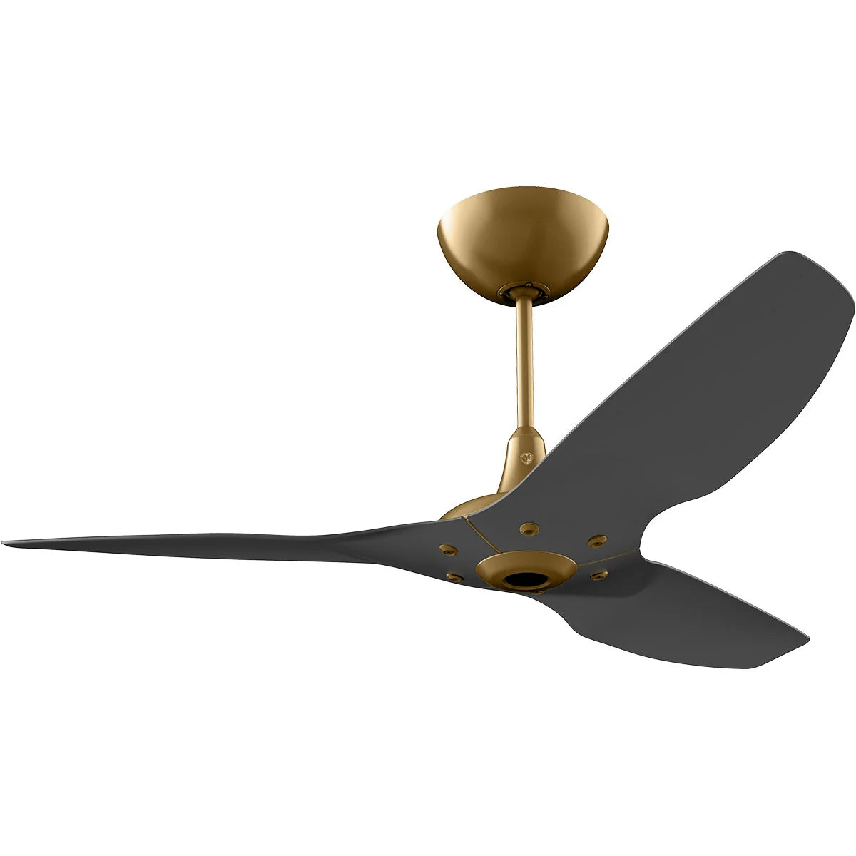 52 Ceiling Fan with Black Blades and Gold Finish P69641