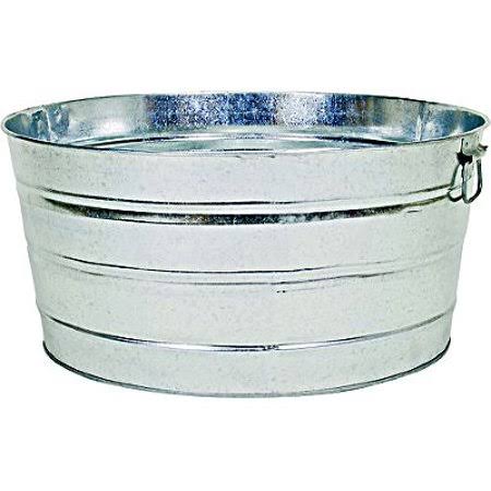 17 Gallon Round Wash Tub Case of 3 V330045