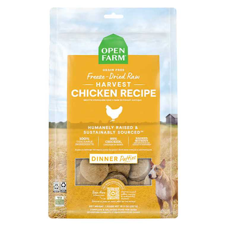 Freeze Dried Raw Patties Dog Food I241