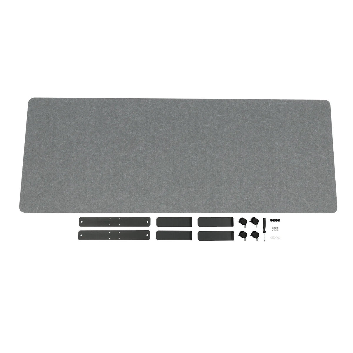 Freestanding Acoustic Room Divider with Lockable Wheels R831
