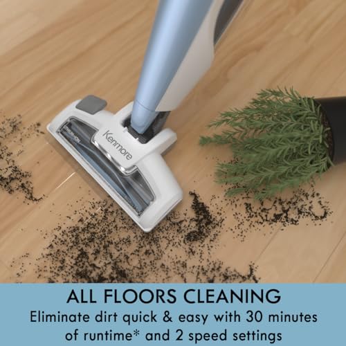 Cordless Stick Vacuum 2-Speed 2-in-1 Handheld White Z107