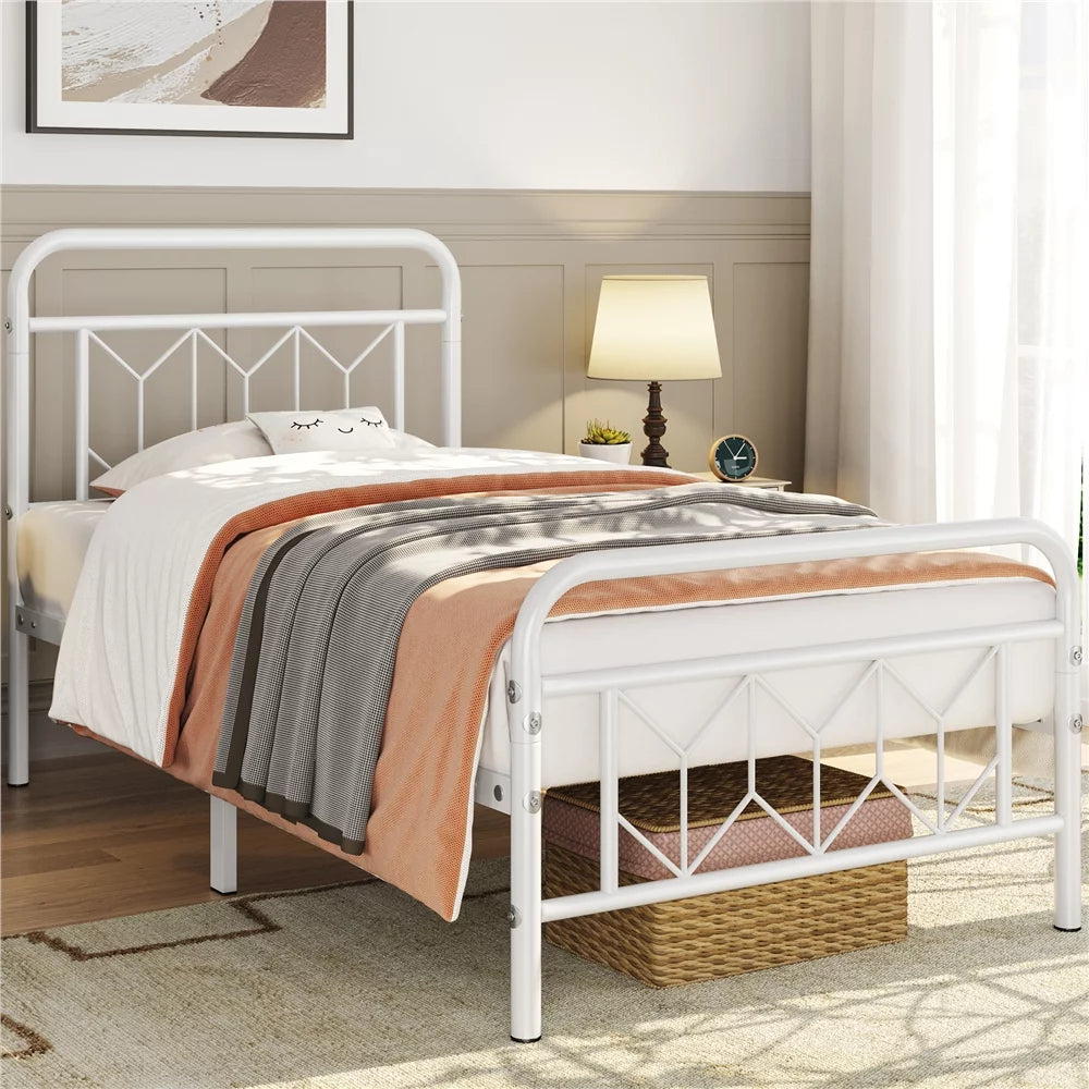 Twin Black Metal Bed Frame M67384