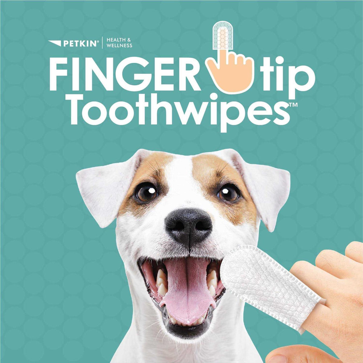 Fingertip Tooth Wipes for Dogs and Cats 50 Finger Wipes B7598