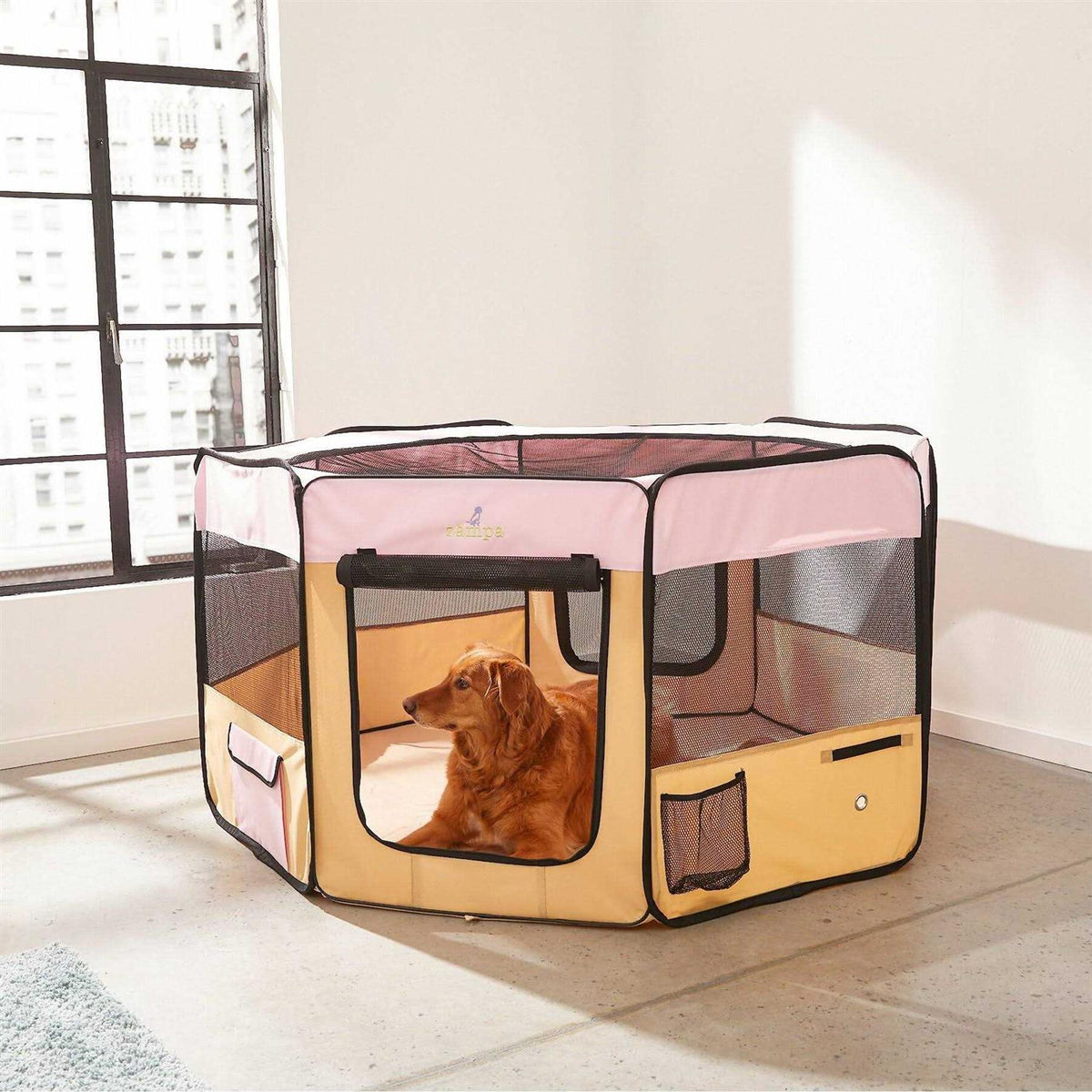Portable Foldable Pet Playpen V545830